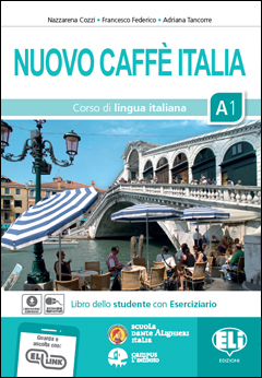Fotografie Nuovo caffe Italia A1 učebnice a pracovní sešit v jednom + CD